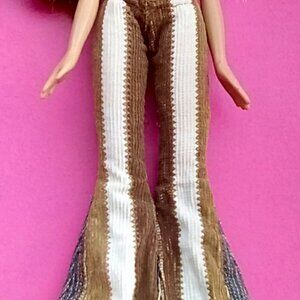 Bratz Doll Fashion funk bell bottom jeans 70s